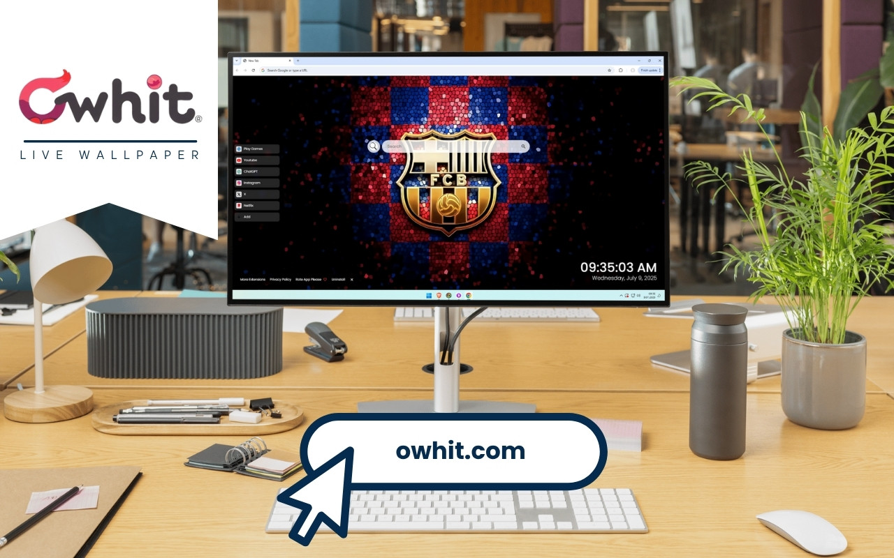 FC Barcelona Mosaic Live Wallpaper chrome谷歌浏览器插件_扩展第1张截图