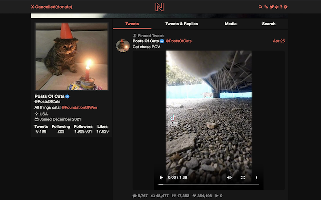Xcancel.com Redirector chrome谷歌浏览器插件_扩展第1张截图