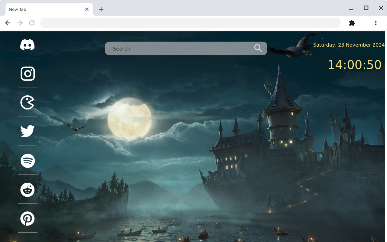 Step into magic with Harry Potter Hogwarts Wizardry Castle Live Wallpaper chrome谷歌浏览器插件_扩展第1张截图