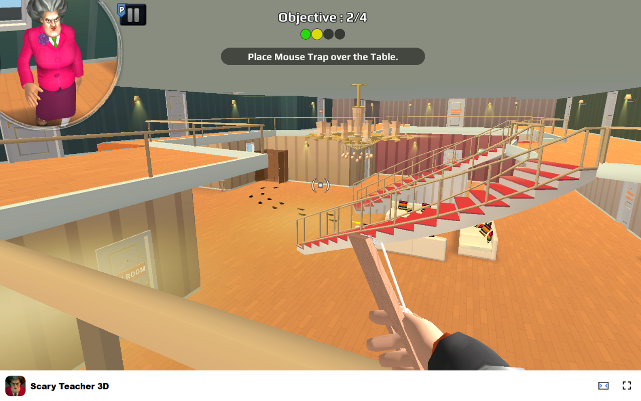 Scary Teacher 3D 游戏 - 智胜并恶搞可怕的老师！ chrome谷歌浏览器插件_扩展第1张截图