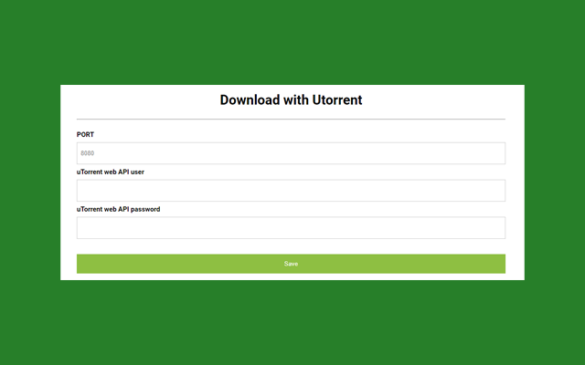 Utorrent For Chrome - Integration Module chrome谷歌浏览器插件_扩展第1张截图