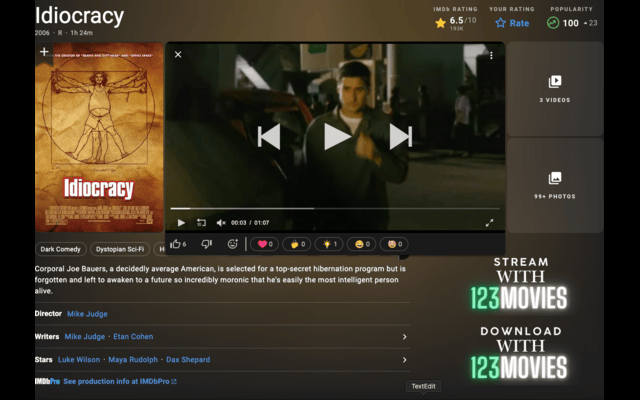 123Movies | Download & Stream Movies chrome谷歌浏览器插件_扩展第1张截图