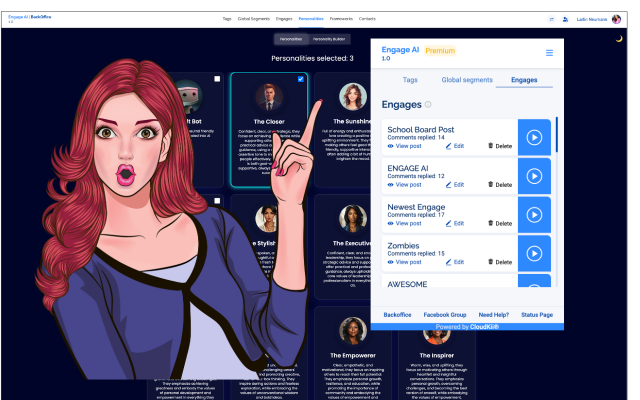 Engage AI chrome谷歌浏览器插件_扩展第3张截图