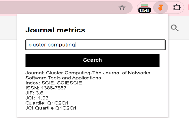 Journal Metrics chrome谷歌浏览器插件_扩展第3张截图