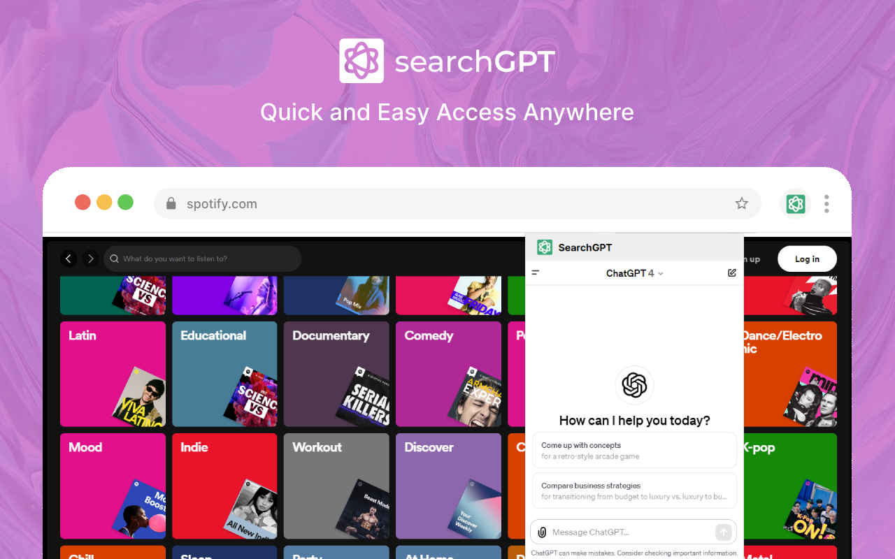 适用于 Chrome 的 SearchGPT chrome谷歌浏览器插件_扩展第3张截图