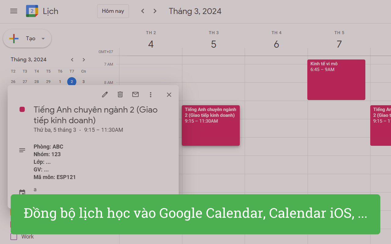 FTU Schedule chrome谷歌浏览器插件_扩展第3张截图
