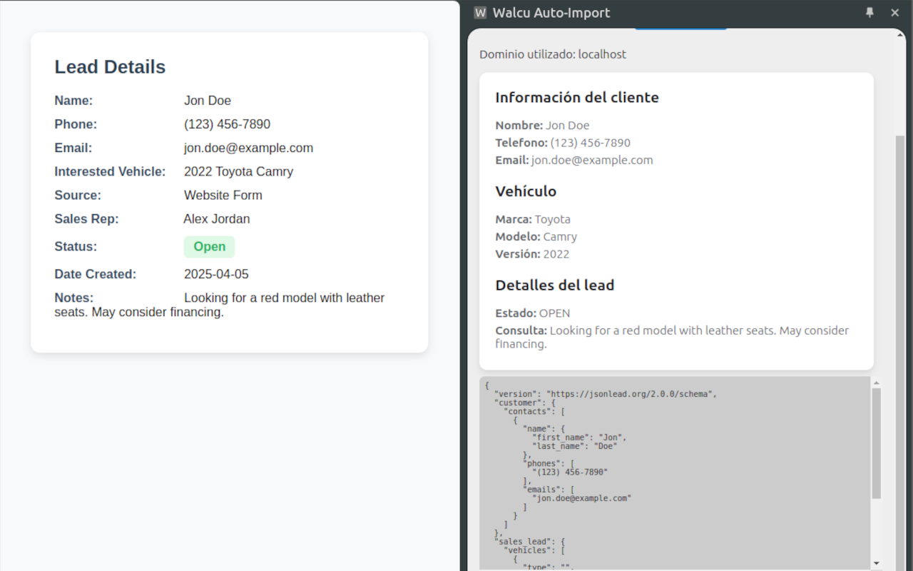 Walcu Auto-Import chrome谷歌浏览器插件_扩展第1张截图
