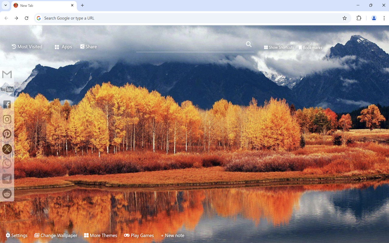 秋壁纸 chrome谷歌浏览器插件_扩展第2张截图