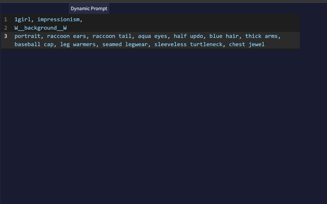 Novelai Wildcard Extension chrome谷歌浏览器插件_扩展第1张截图