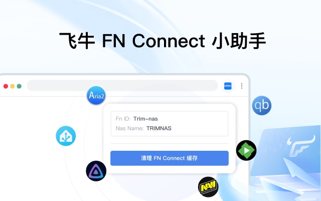 飞牛 FN Connect 小助手 chrome谷歌浏览器插件_扩展第1张截图