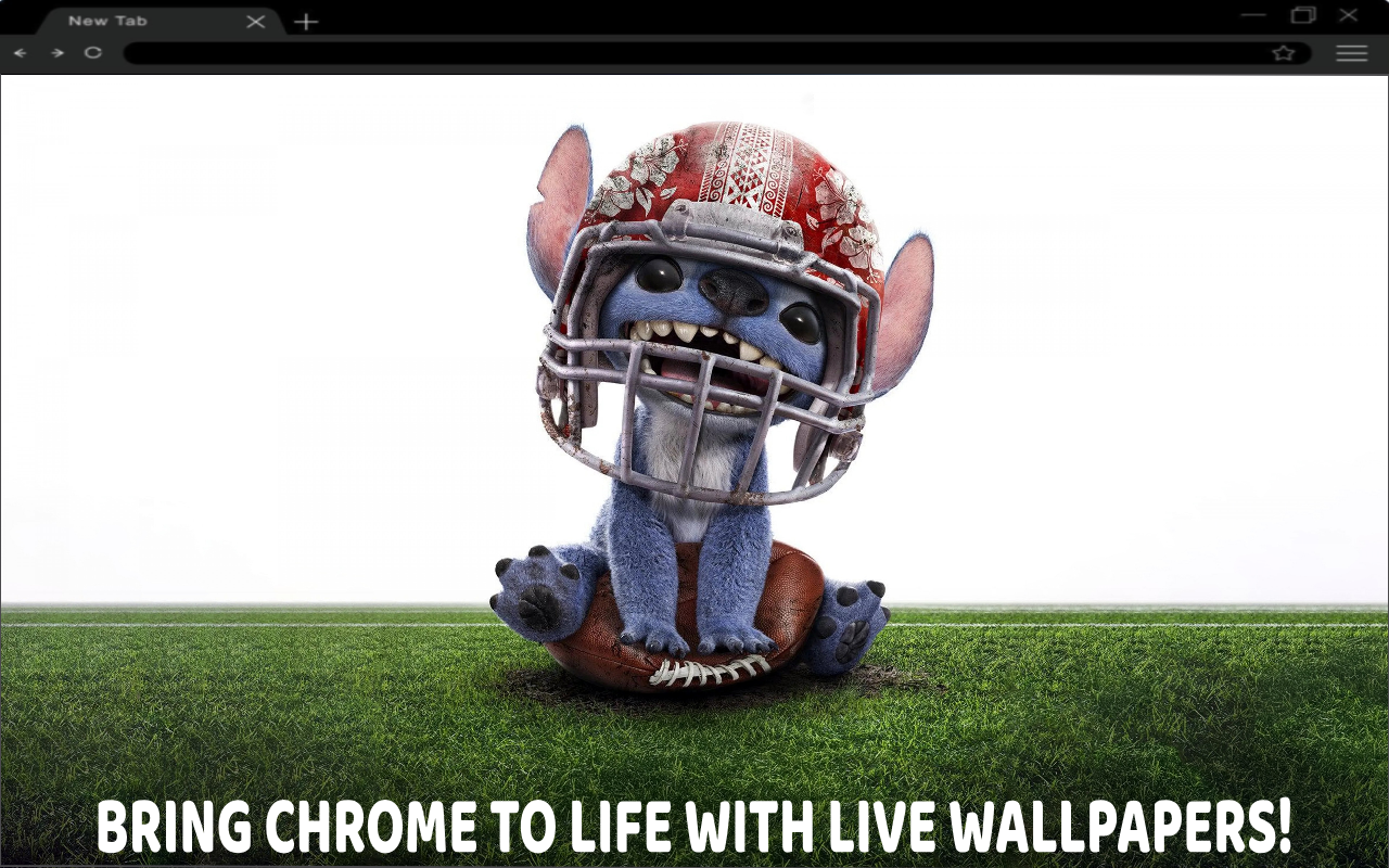 Lilo & Stitch Super Bowl Live Wallpaper chrome谷歌浏览器插件_扩展第1张截图