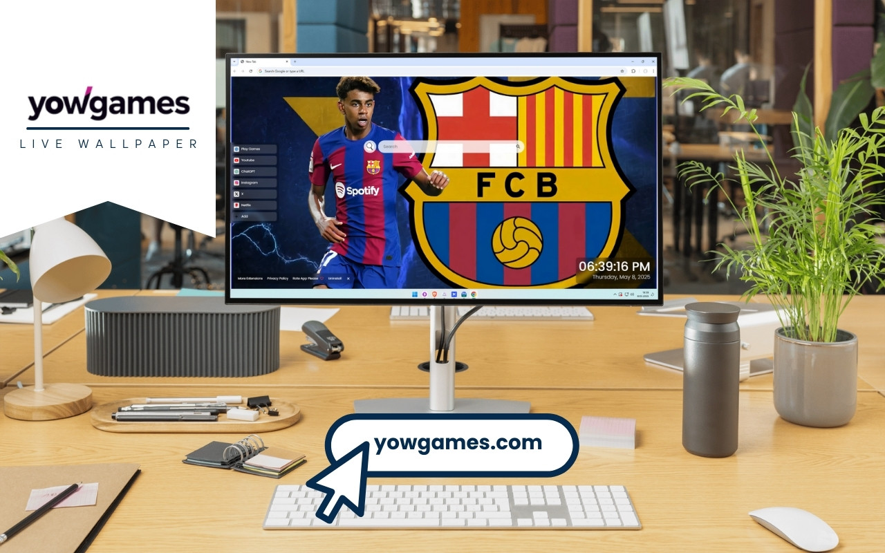 Lamine Yamal Barcelona Live Wallpaper chrome谷歌浏览器插件_扩展第1张截图