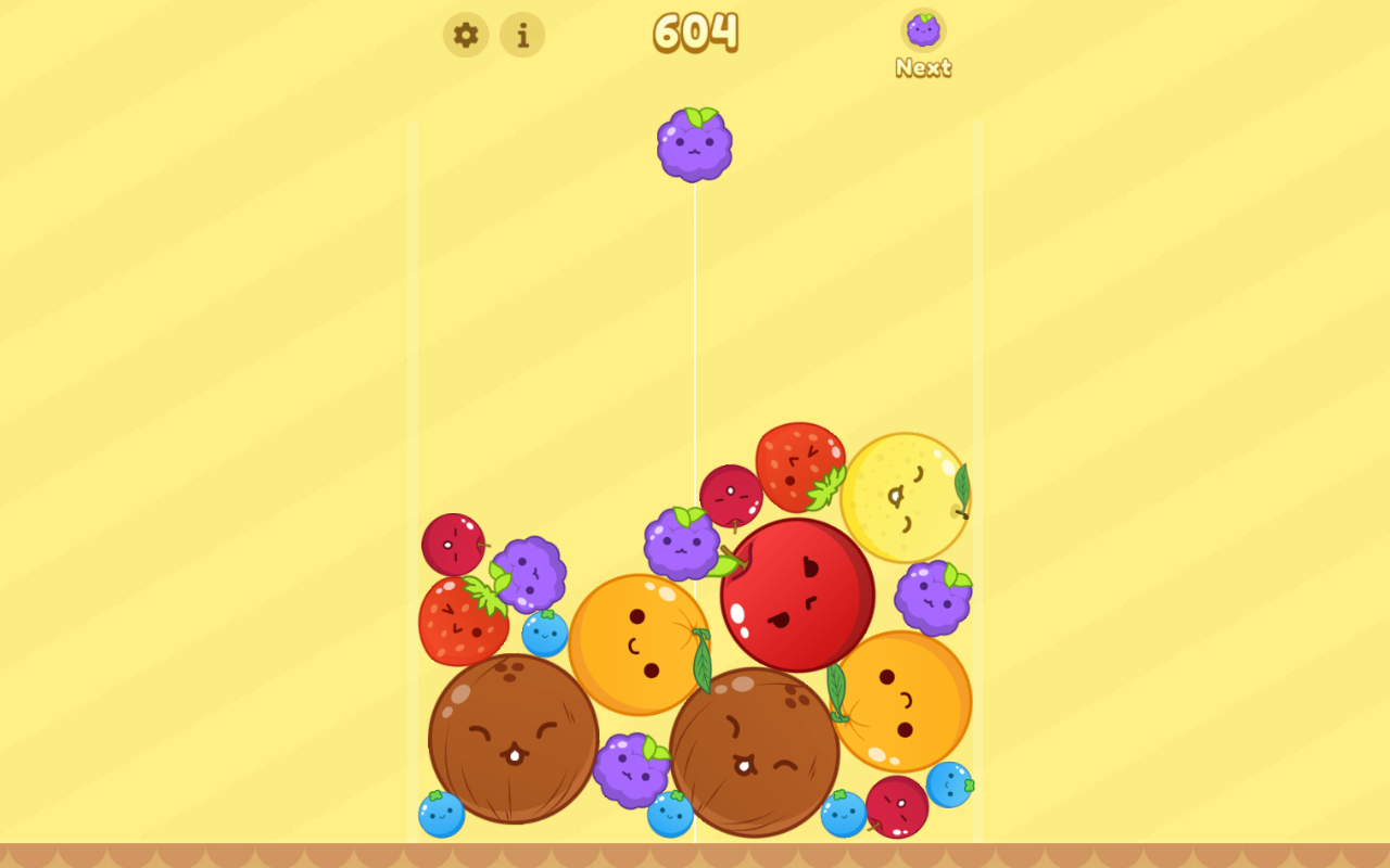 Watermelon Game™: Merge, Stack & Grow Big! chrome谷歌浏览器插件_扩展第2张截图