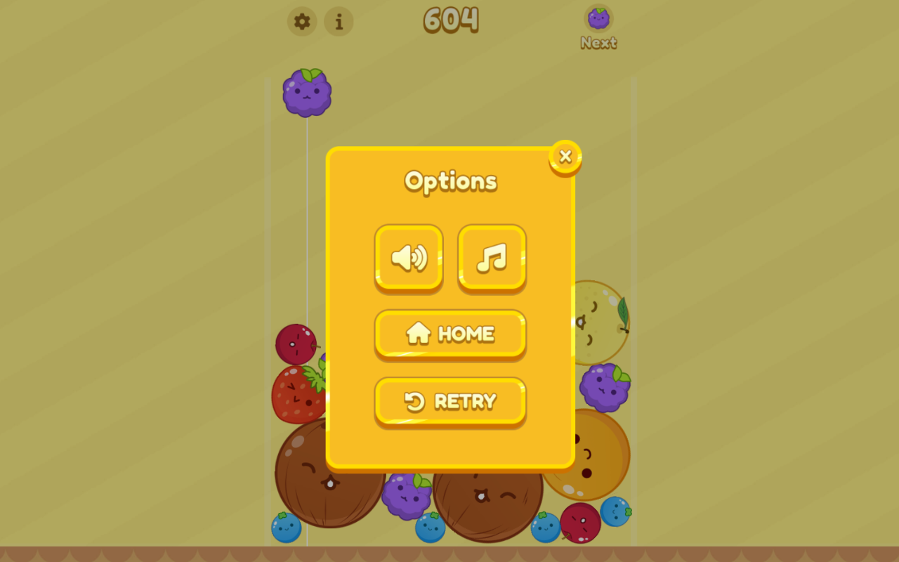 Watermelon Game™: Merge, Stack & Grow Big! chrome谷歌浏览器插件_扩展第3张截图