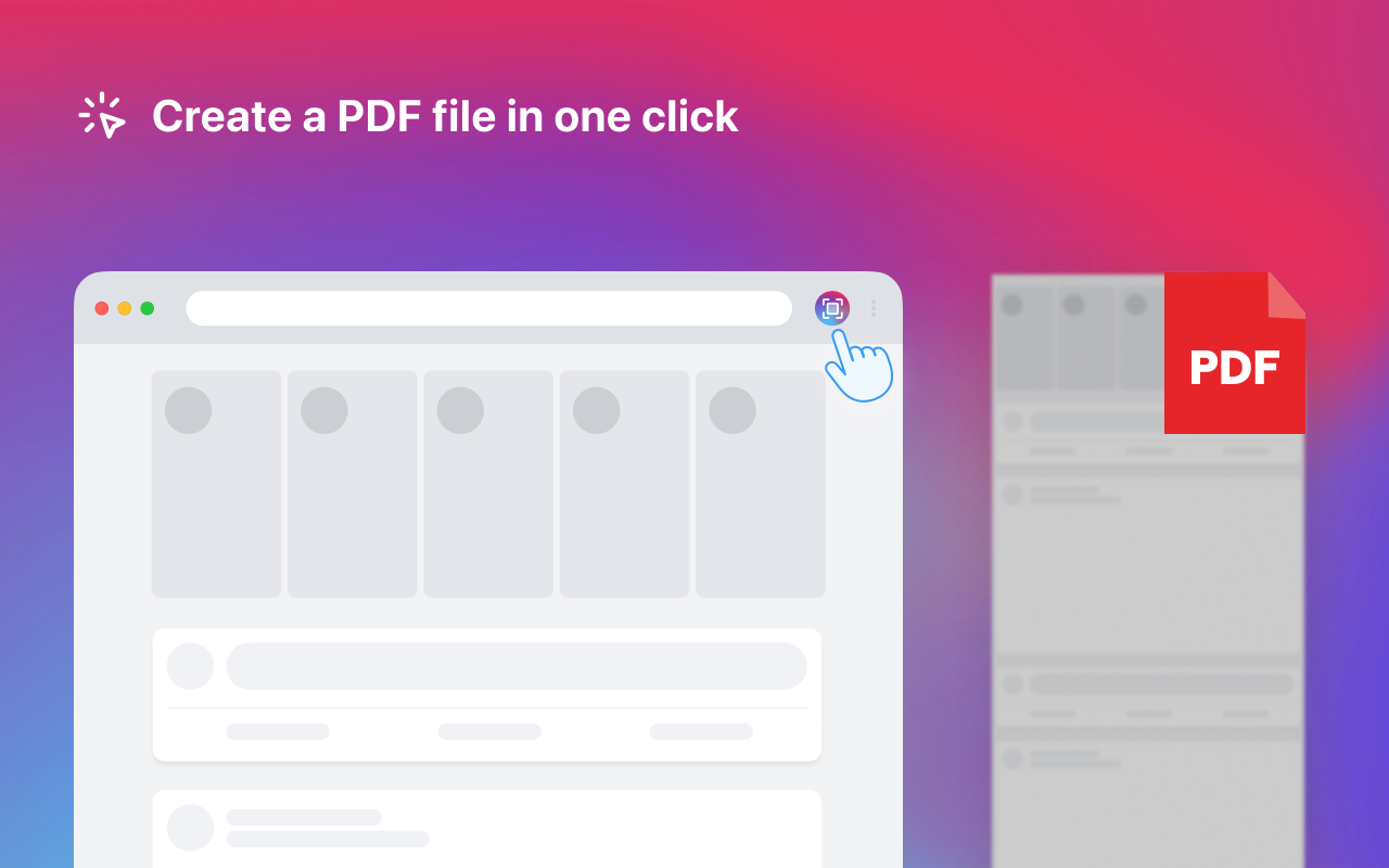 截图转PDF chrome谷歌浏览器插件_扩展第2张截图