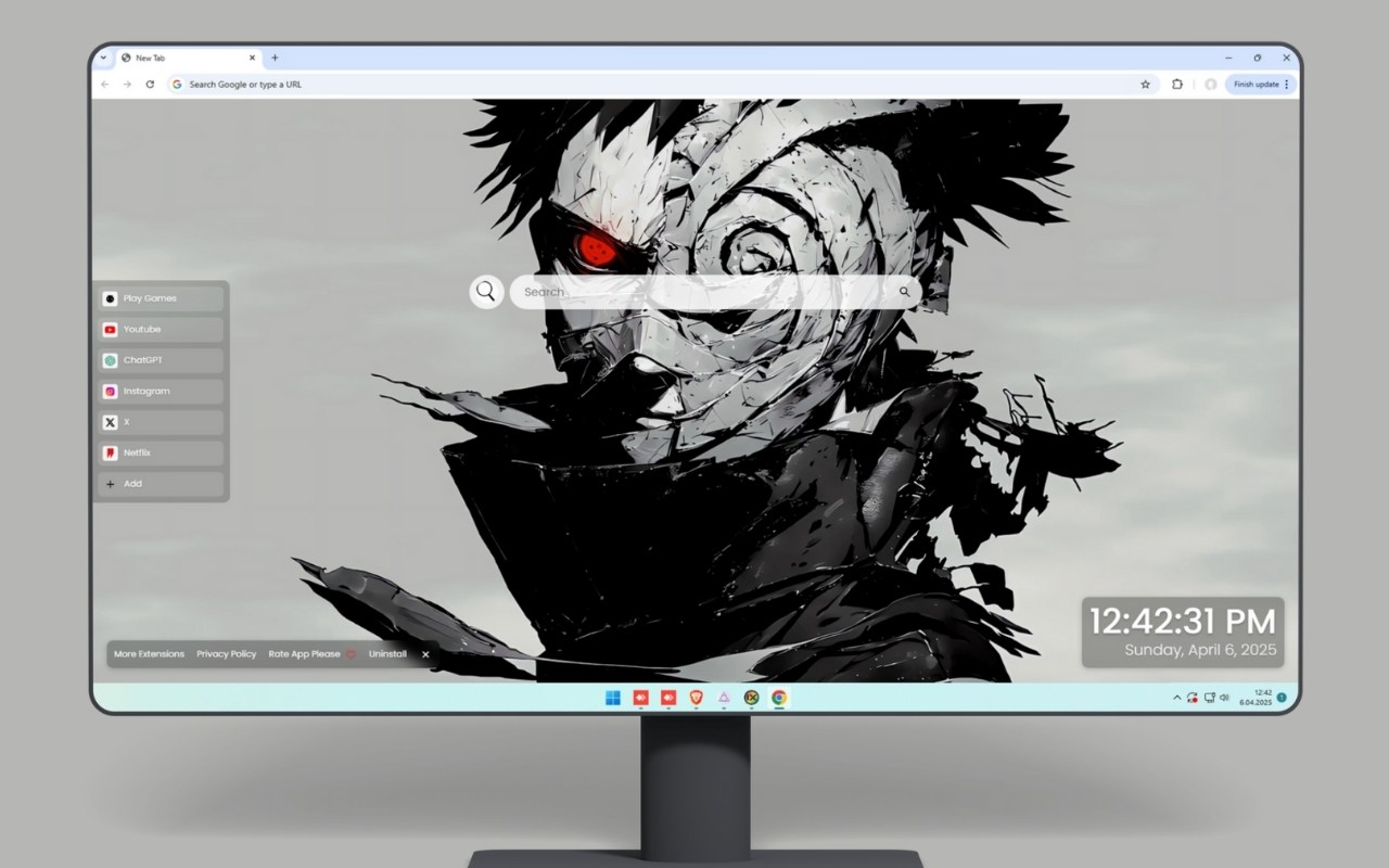 Obito Uchiha Live Wallpaper chrome谷歌浏览器插件_扩展第4张截图