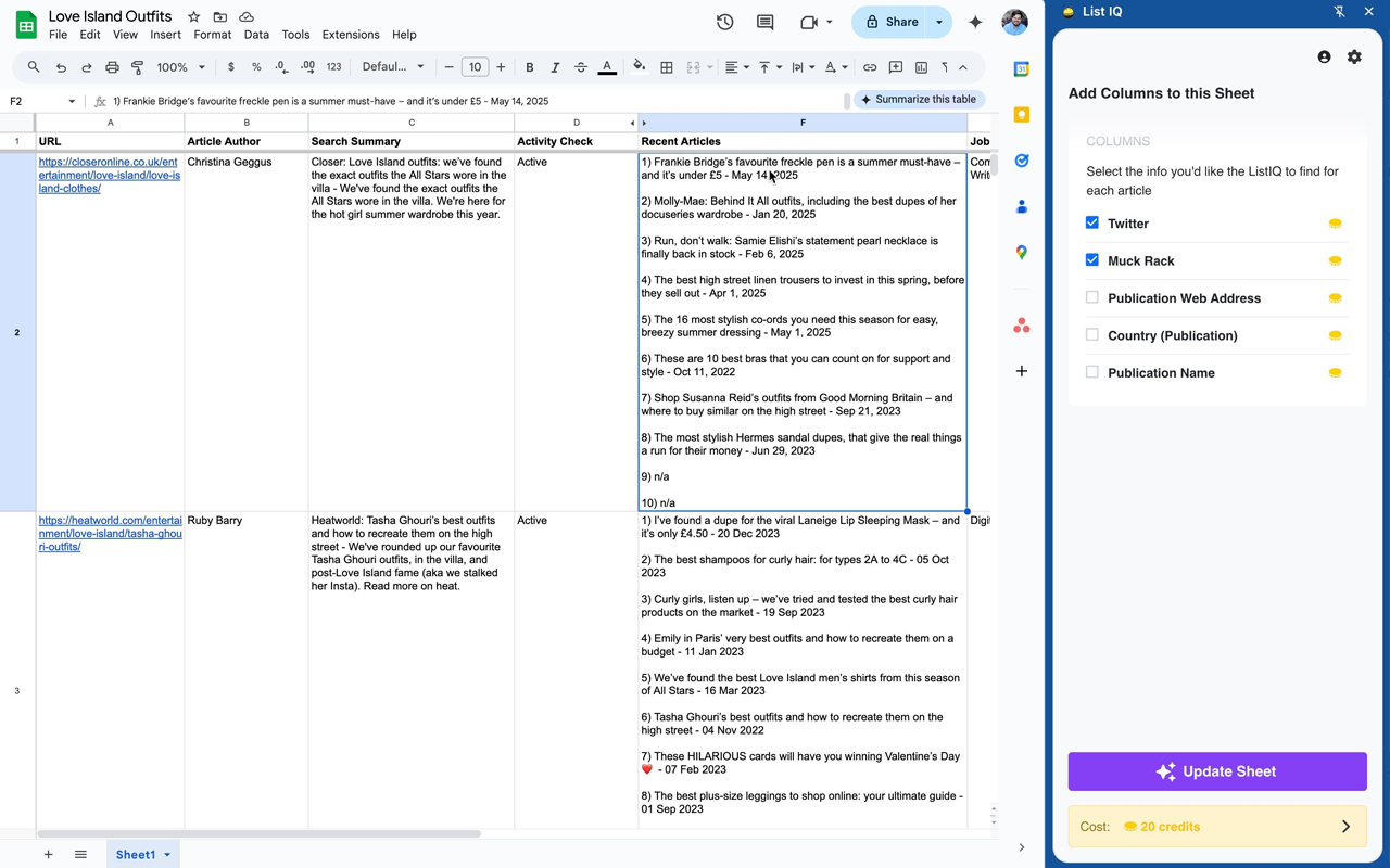BuzzStream ListIQ chrome谷歌浏览器插件_扩展第1张截图