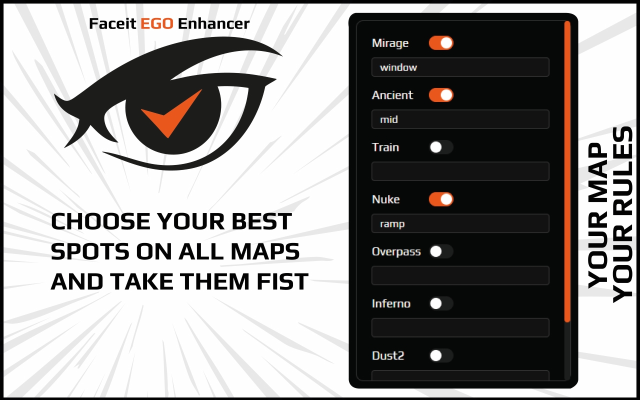Faceit EGO Enhancer (POSPICKER) chrome谷歌浏览器插件_扩展第3张截图