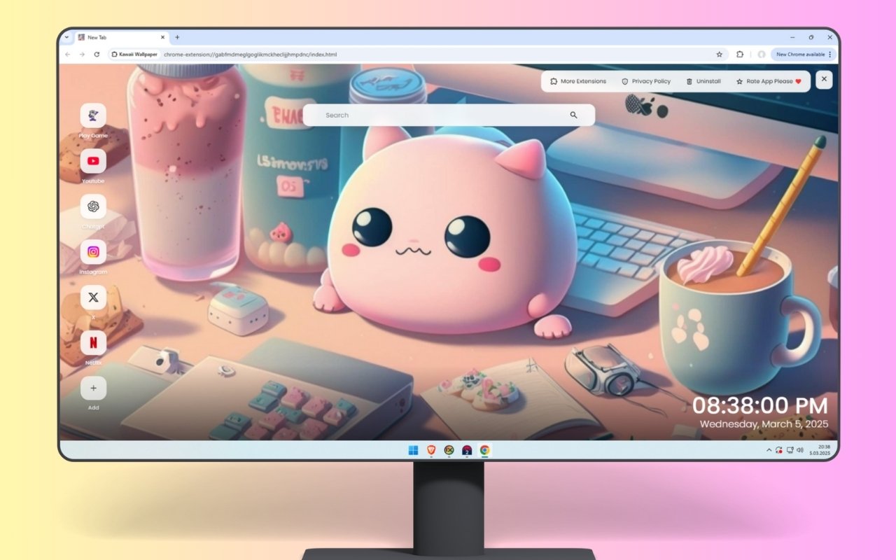 Kawaii Wallpaper chrome谷歌浏览器插件_扩展第5张截图