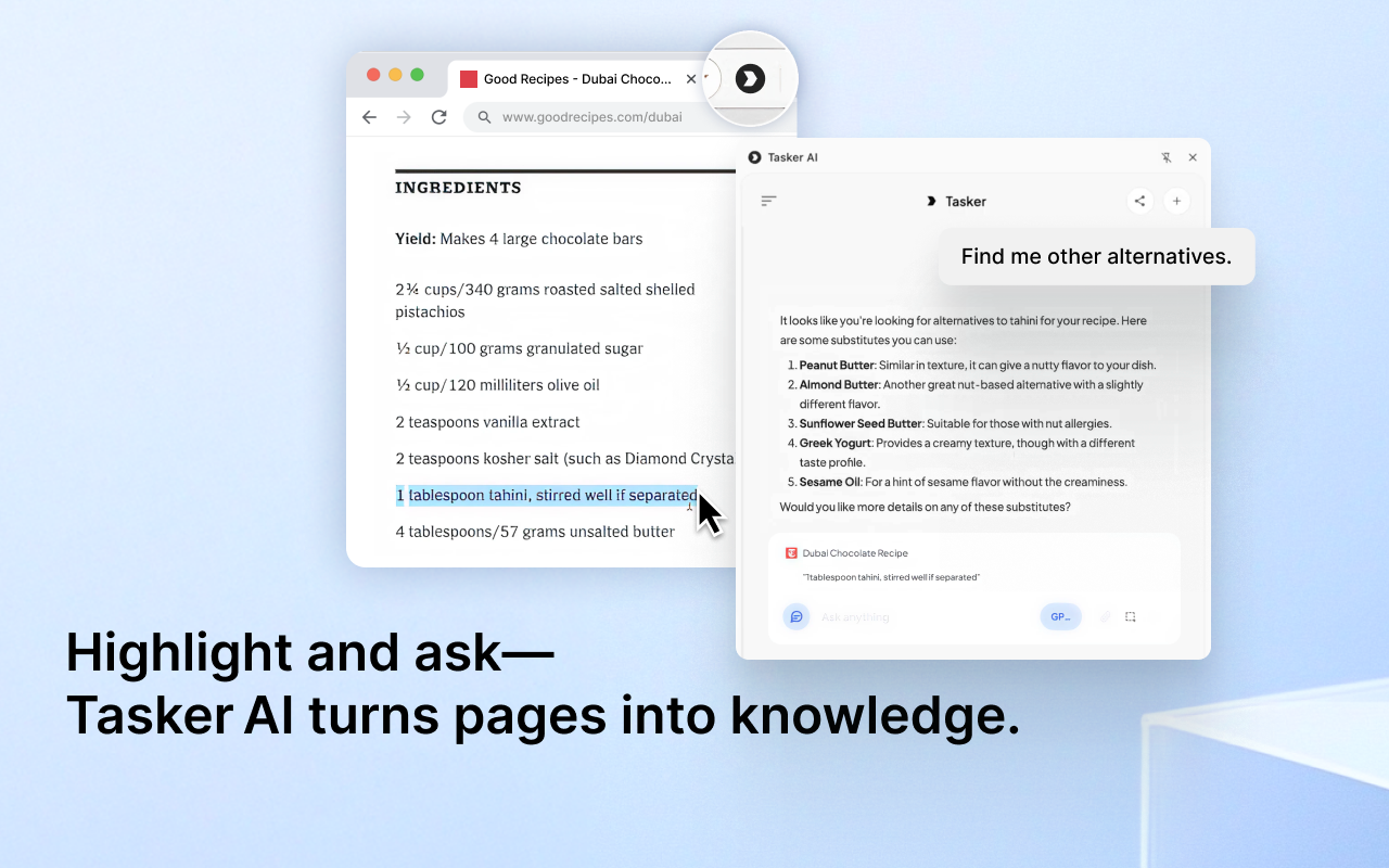Tasker AI chrome谷歌浏览器插件_扩展第3张截图