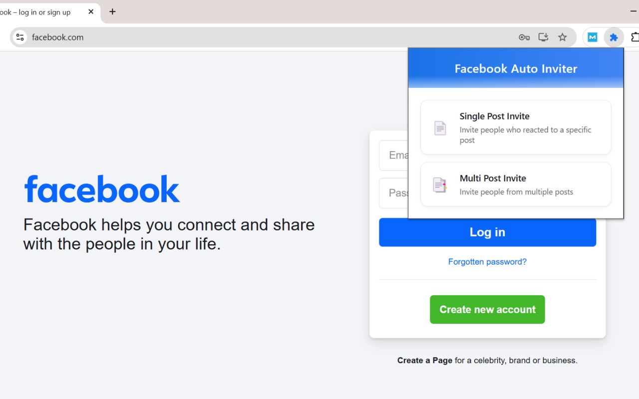 Facebook Page Auto Inviter chrome谷歌浏览器插件_扩展第5张截图