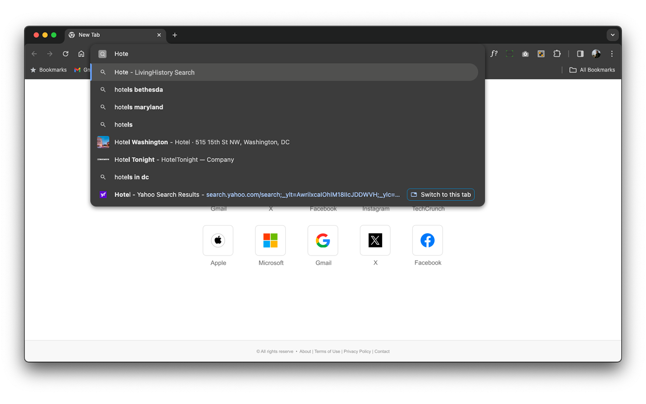 LivingHistory chrome谷歌浏览器插件_扩展第1张截图