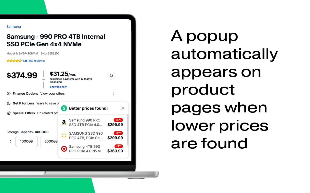 Savely - 价格比较，寻找更低价格 chrome谷歌浏览器插件_扩展第5张截图