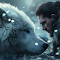 Jon Snow Wolf Live Wallpaper