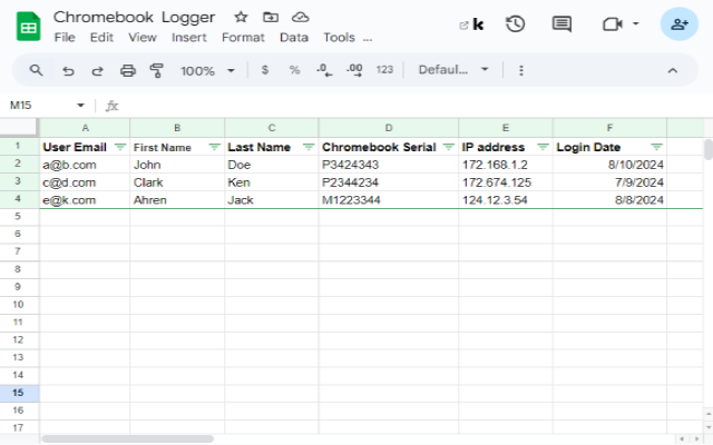 Chromebook Logger chrome谷歌浏览器插件_扩展第1张截图