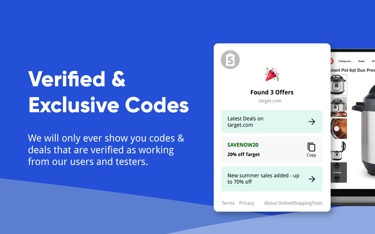 OnlineShoppingTools - Automatic Coupons chrome谷歌浏览器插件_扩展第2张截图