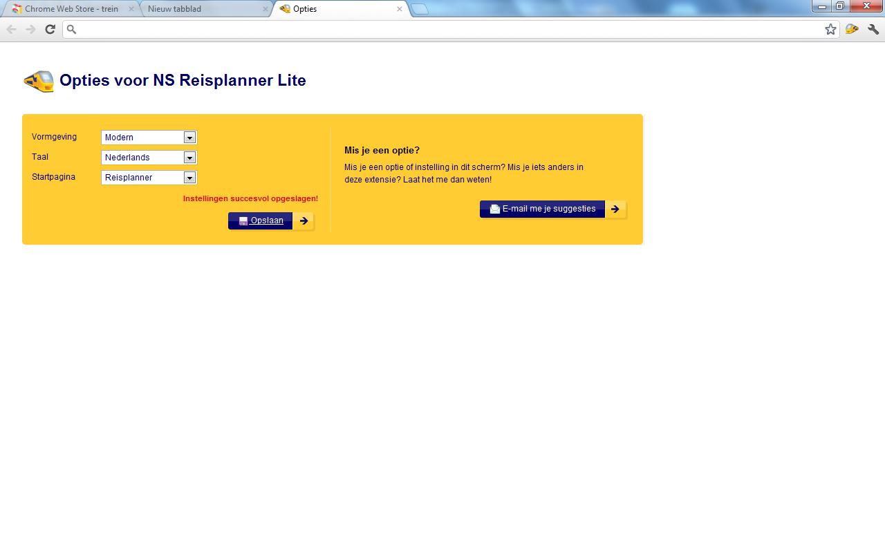 NS Trein Reisplanner Lite chrome谷歌浏览器插件_扩展第3张截图