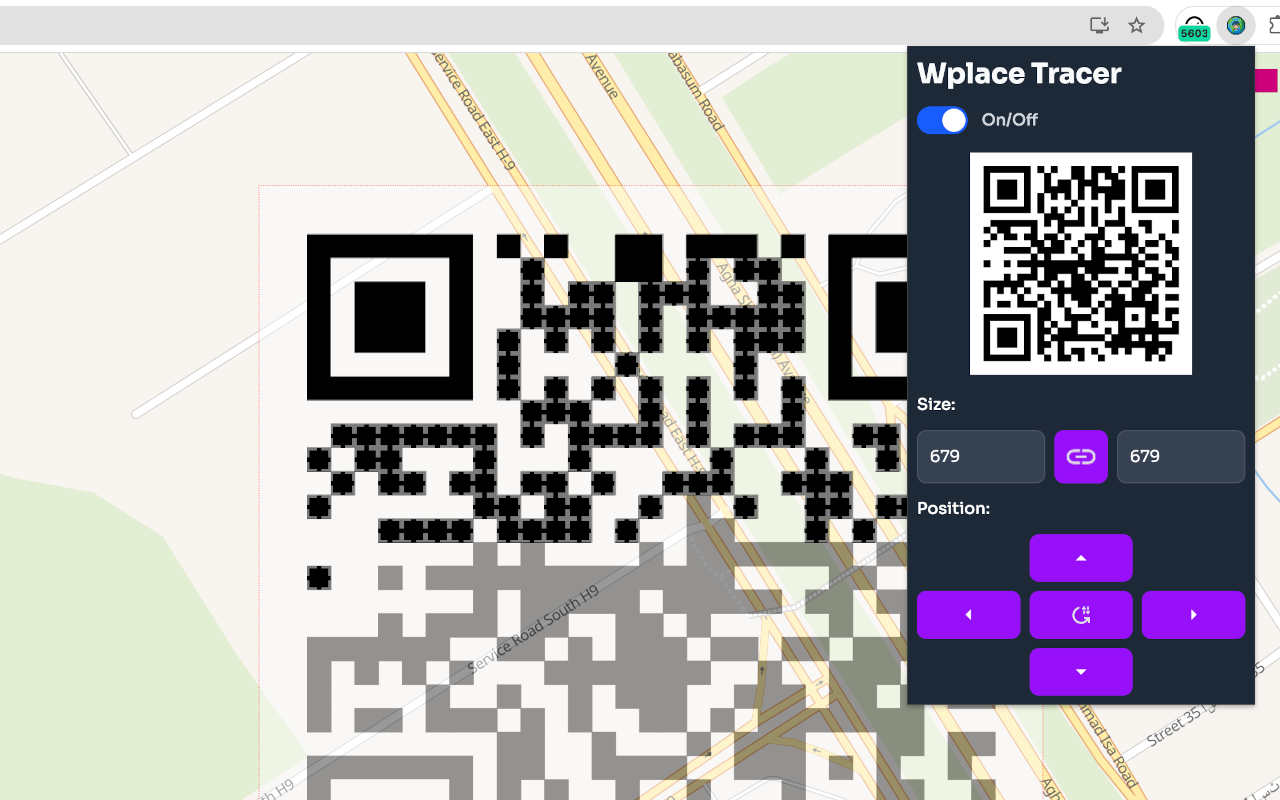 Wplace Tracer chrome谷歌浏览器插件_扩展第1张截图
