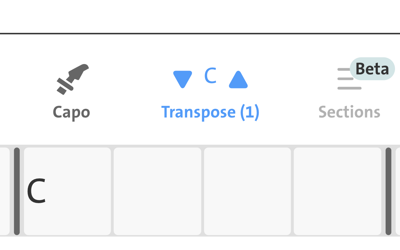 Transpose by Chordify chrome谷歌浏览器插件_扩展第1张截图
