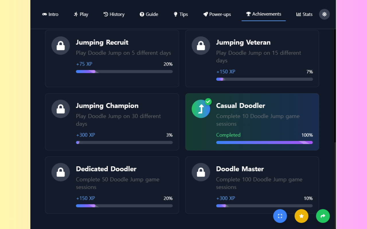 Doodle Jump chrome谷歌浏览器插件_扩展第2张截图