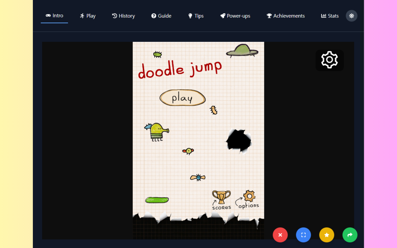 Doodle Jump chrome谷歌浏览器插件_扩展第3张截图