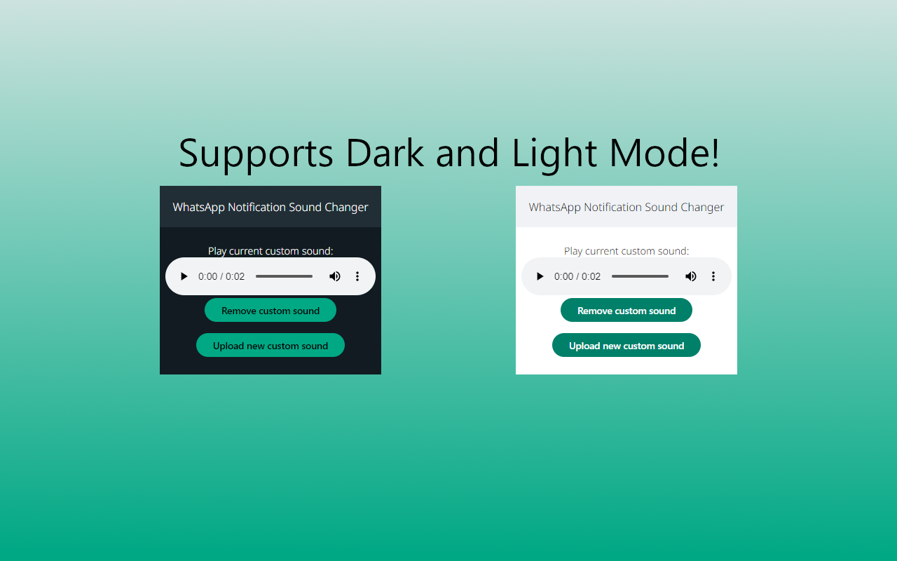 WhatsApp Notification Sound Changer chrome谷歌浏览器插件_扩展第1张截图