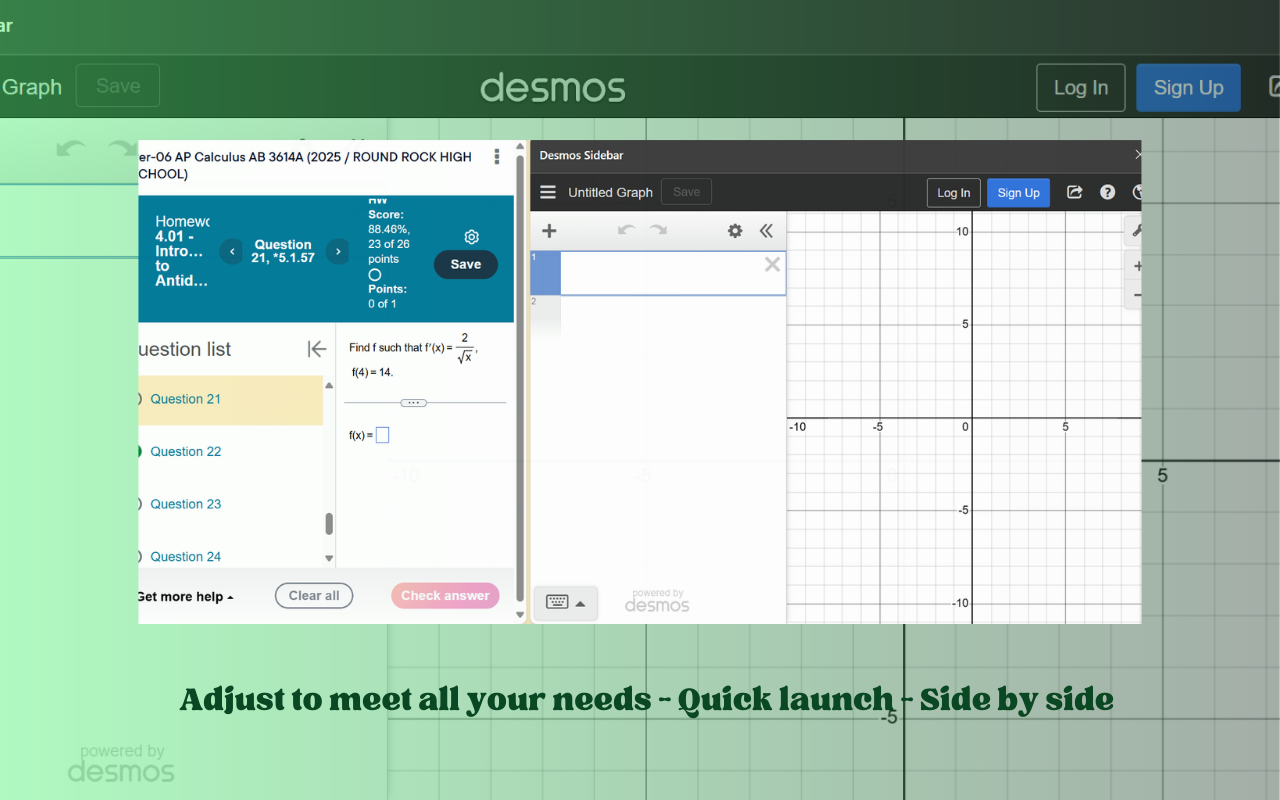 Desmos Sidebar chrome谷歌浏览器插件_扩展第1张截图