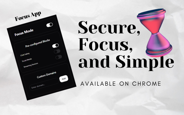 Focus & Productivity Booster chrome谷歌浏览器插件_扩展第1张截图