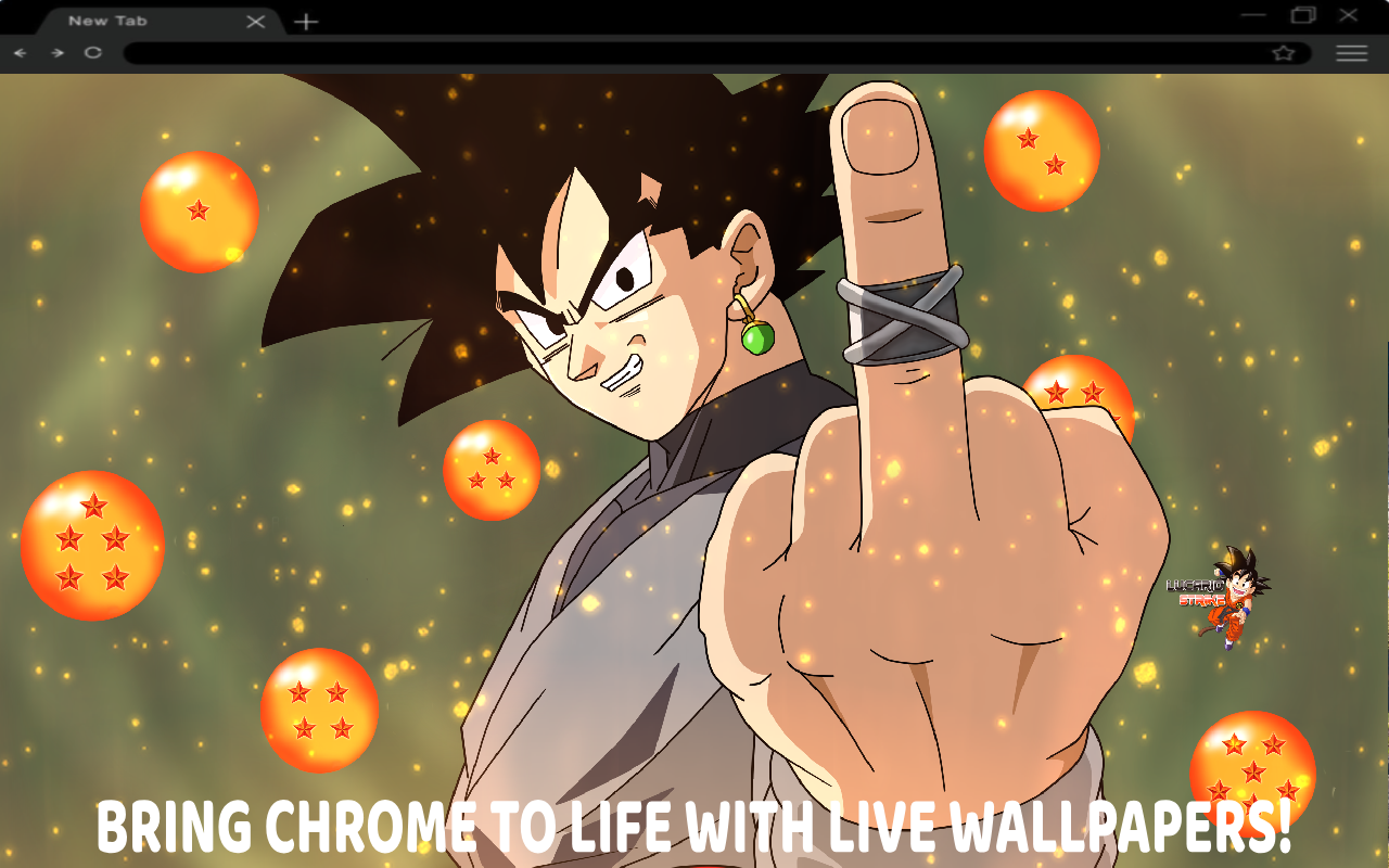 Goku Dragon Ball Live Wallpaper chrome谷歌浏览器插件_扩展第1张截图