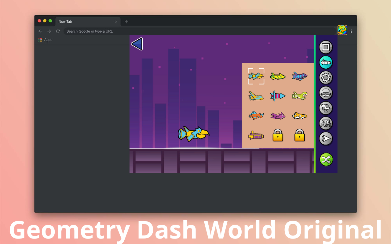 Geometry Dash World Game chrome谷歌浏览器插件_扩展第3张截图