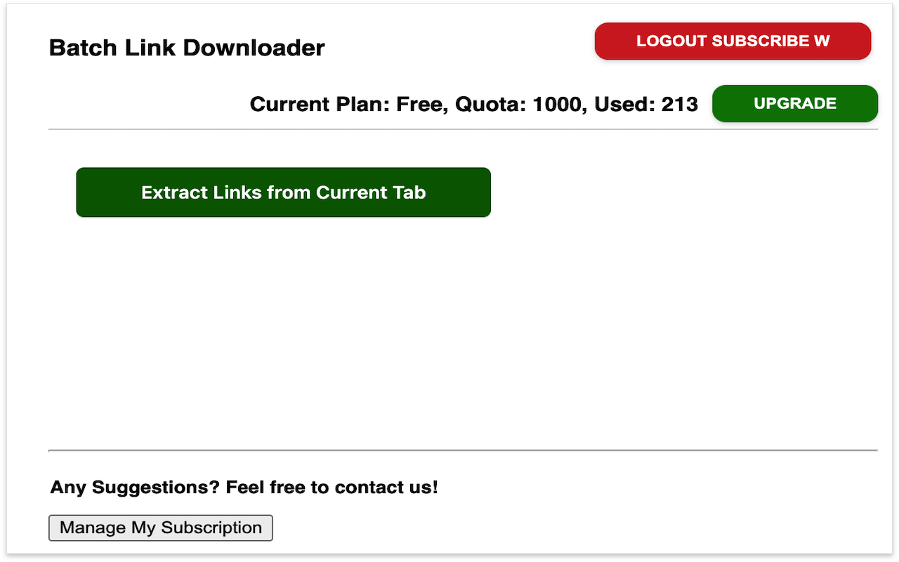 批量链接下载器 chrome谷歌浏览器插件_扩展第1张截图
