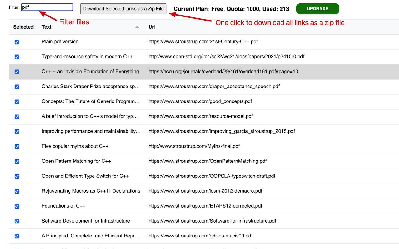批量链接下载器 chrome谷歌浏览器插件_扩展第2张截图