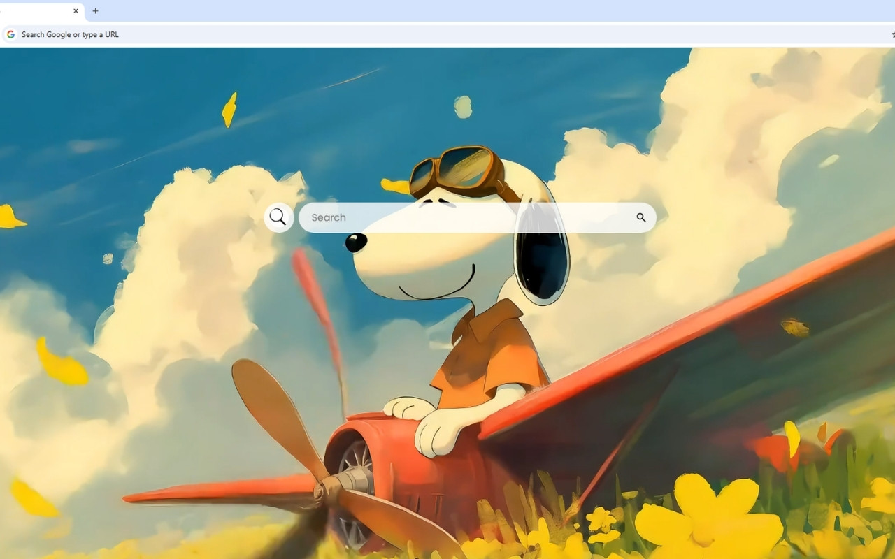 Snoopy Pilot Live Wallpaper chrome谷歌浏览器插件_扩展第2张截图
