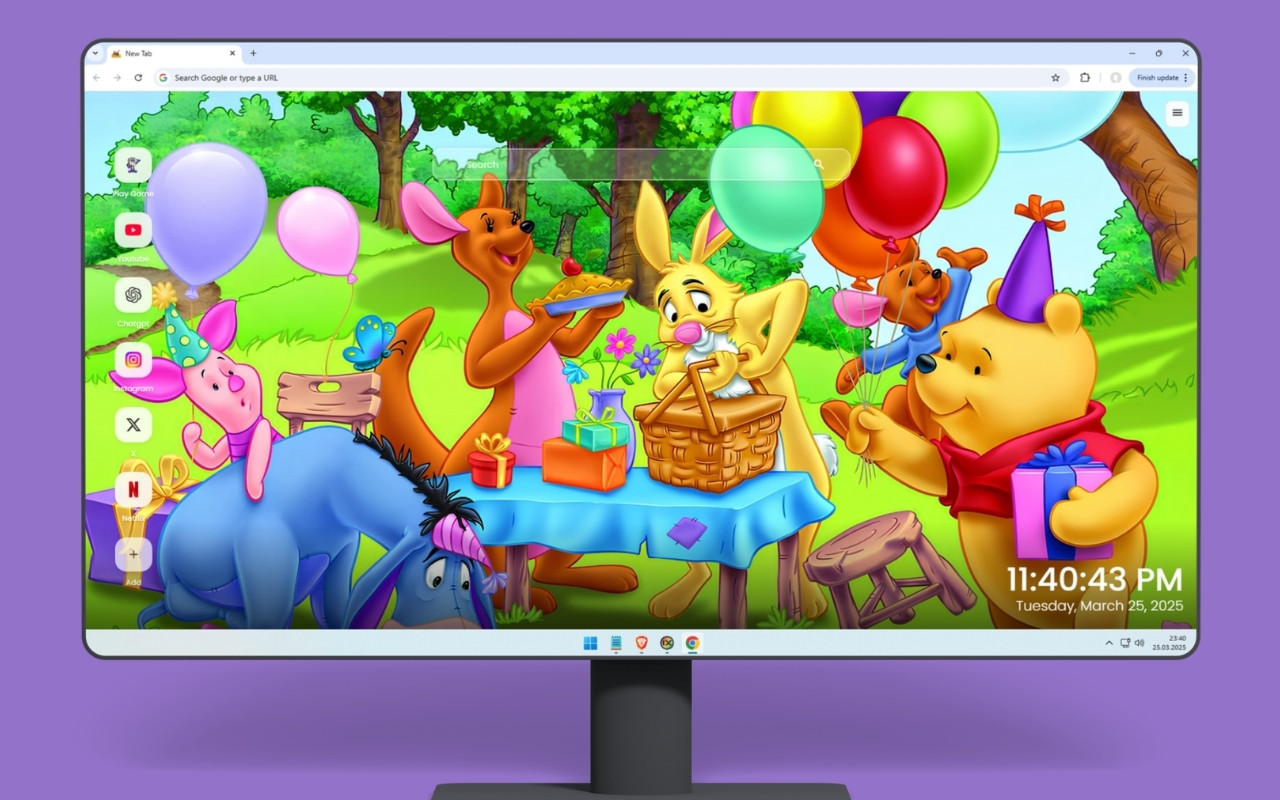 Winnie the Pooh Wallpaper chrome谷歌浏览器插件_扩展第2张截图