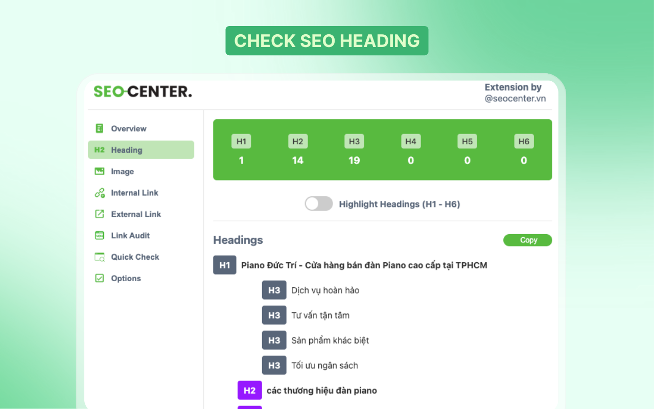SEO CENTER Extension chrome谷歌浏览器插件_扩展第1张截图
