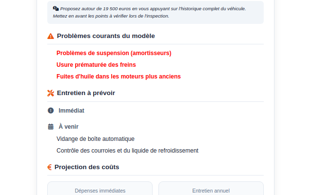 Auto Expert: Prix & Fiabilité Voiture Occasion chrome谷歌浏览器插件_扩展第2张截图