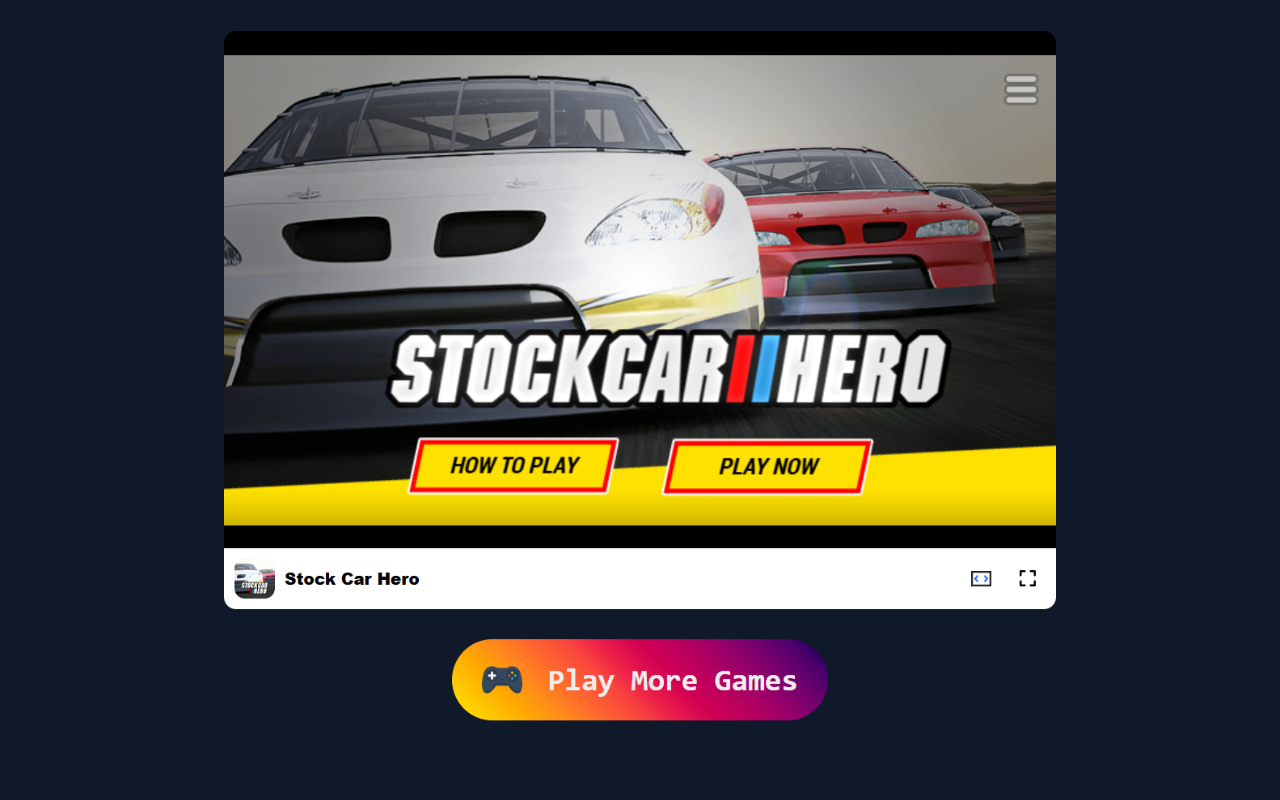 Stock Car Hero 游戏 - 精通赛道，成为赛车传奇！ chrome谷歌浏览器插件_扩展第2张截图