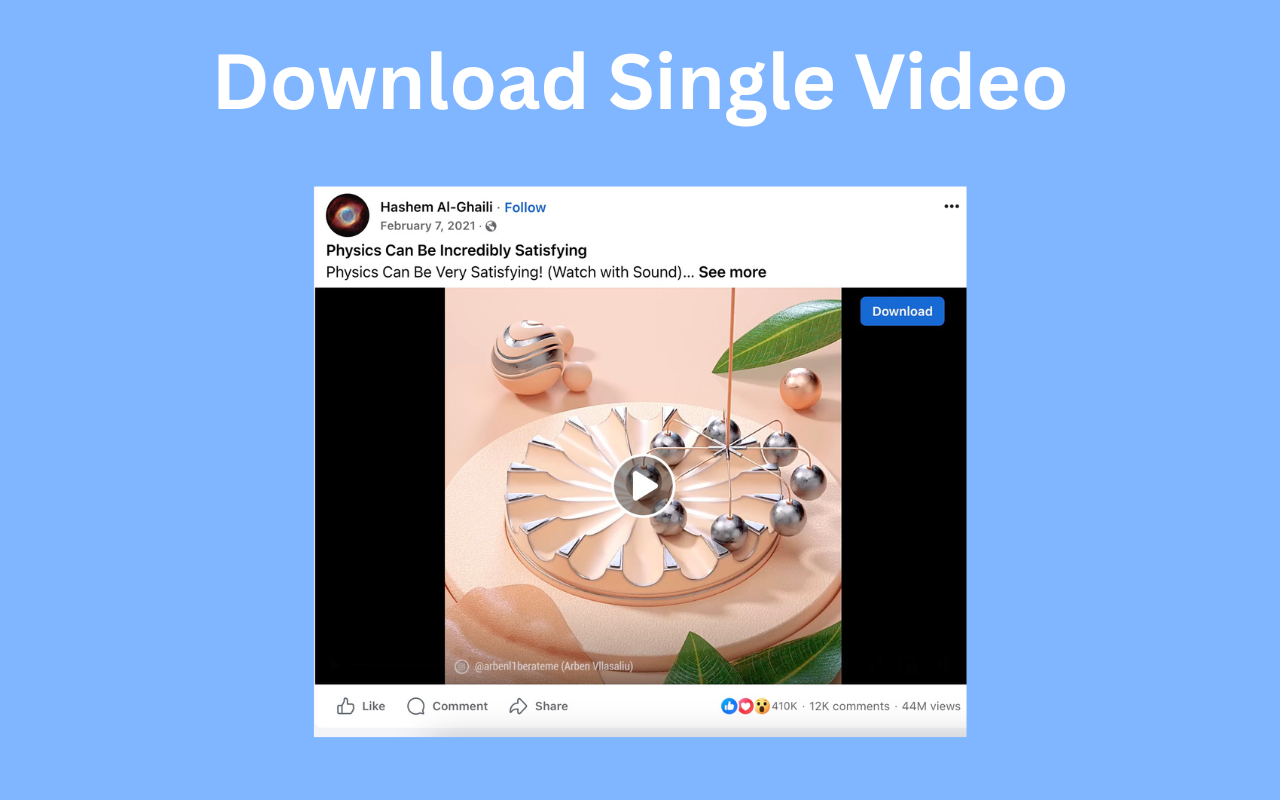 Facebook Videos Downloader - Save FB Videos chrome谷歌浏览器插件_扩展第4张截图