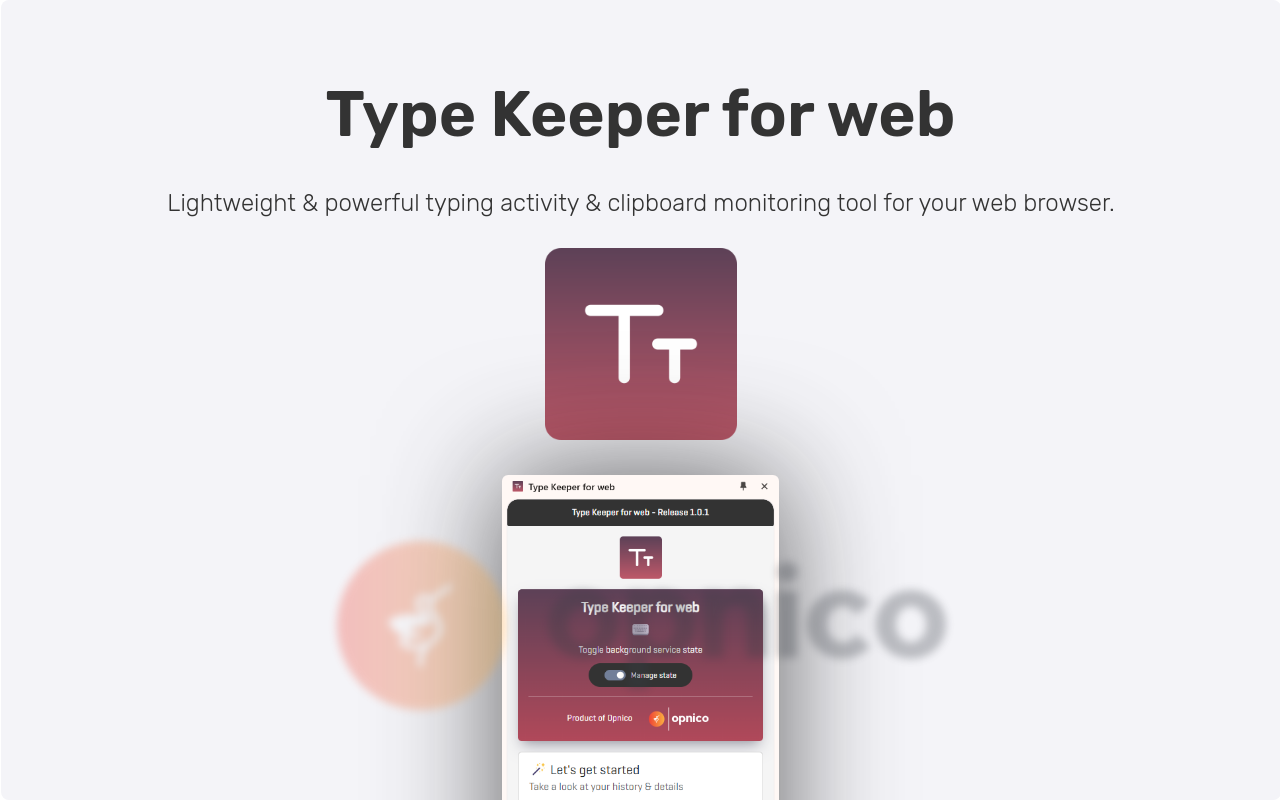 Type Keeper for web - Personal keylogger & clipboard manager chrome谷歌浏览器插件_扩展第2张截图