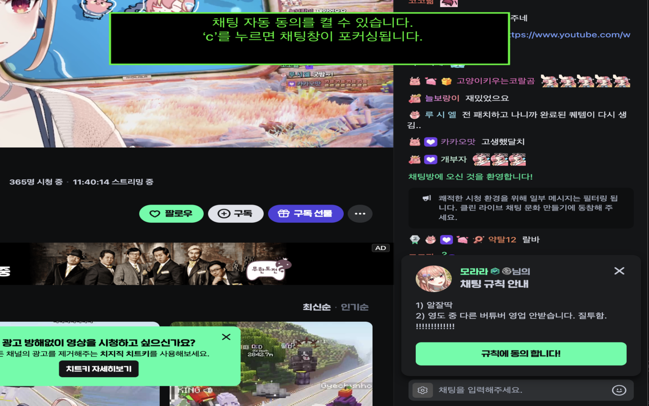 치지직 튠 chrome谷歌浏览器插件_扩展第4张截图